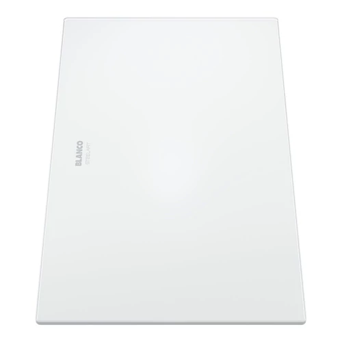 BLANCO Vágólap, fehér üveg, 240 x 420 mm