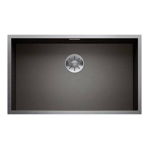 BLANCO ZEROX 700-U Dark Steel rozsdamentes acél mosogató