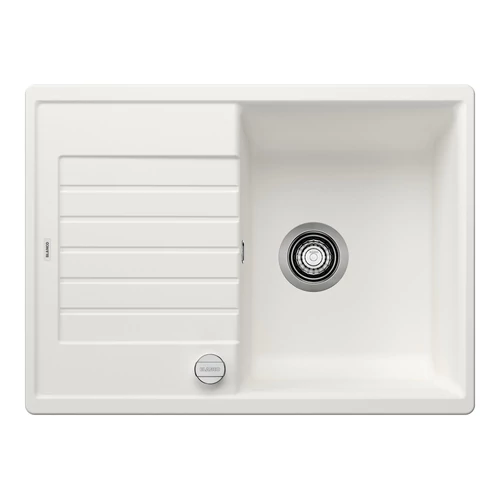 BLANCO ZIA 45 S Compact SILGRANIT mosogató, fehér, lefolyó-távműködtetővel