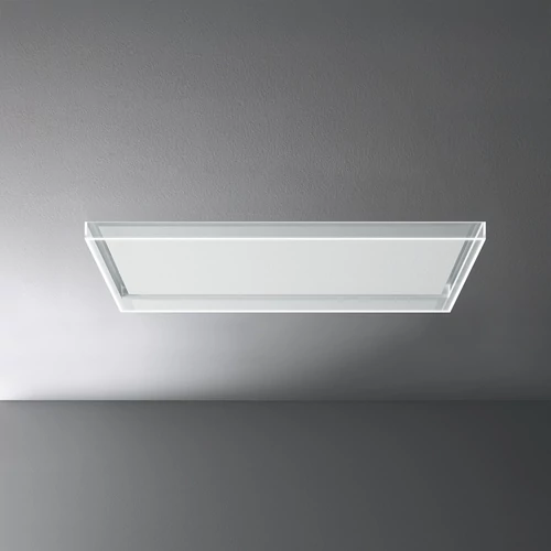 Falmec ALBA 120 cm mennyezeti páraelszívó, fehér/üveg (motor nélkül)