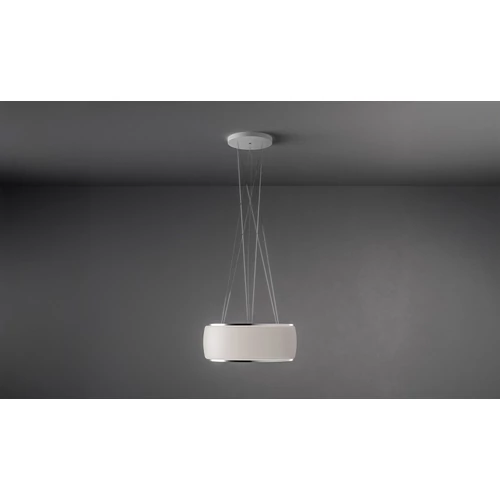 Falmec SOFFIO 58 cm függesztett páraelszívó, matt fehér üveg