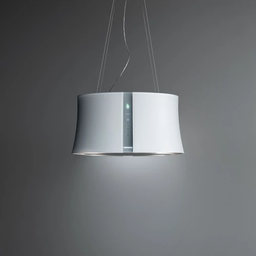 Falmec ZEPHIRO E.ion 67 cm függesztett légtisztító, matt fehér üveg