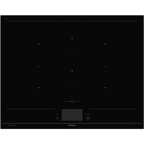 De Dietrich amplify indukciós főzőlap, 65 cm, 6 zóna, MultiFlex, TFT, AutoLink, gesztus vezérlés,  infinite black