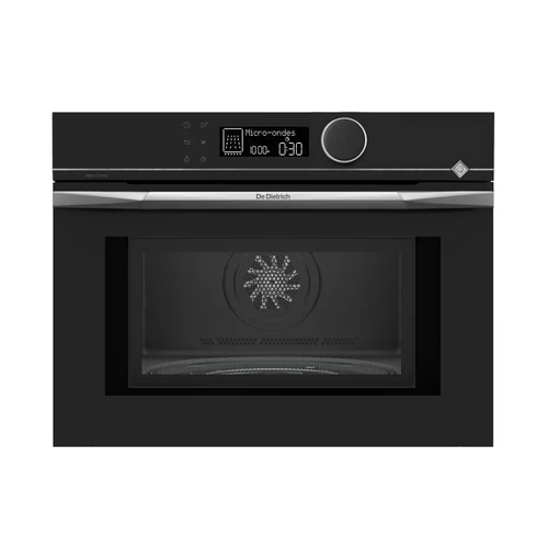 De Dietrich beépíthető mikrohullámú sütő, 40 l, 5 funkció, 10 auto recept, LCD, stellar steel
