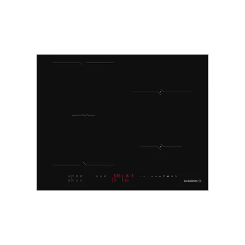 De Dietrich indukciós főzőlap, 65 cm, 4 zóna (1 horiZone), LED, infinite black