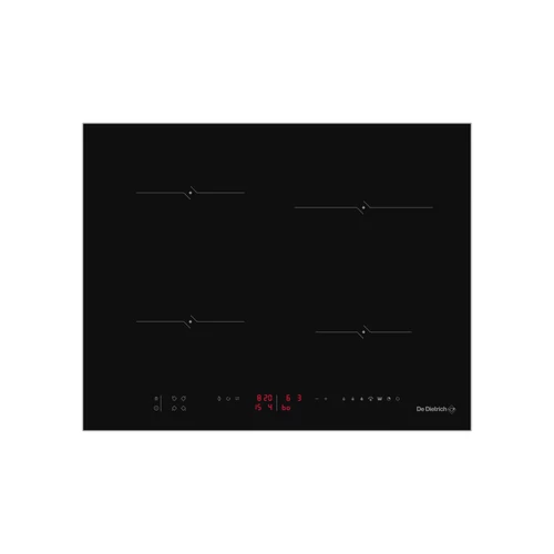 De Dietrich indukciós főzőlap, 65 cm, 4 zóna, LED, infinite black