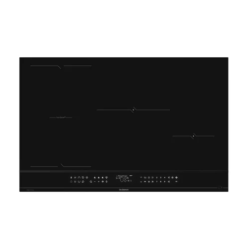 De Dietrich indukciós főzőlap, 80 cm, 4 zóna (1 horiZone), LCD, elszívó párosítás, hőmérő szonda, infinite black