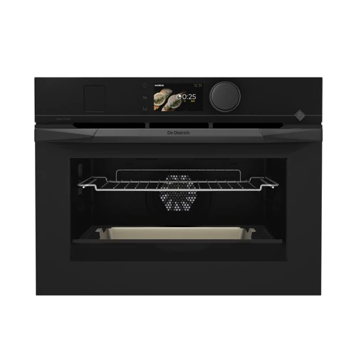 De Dietrich kompakt kombinált pirolitikus gőzsütő, 40 l, 18 funkció, 106 auto recept, TFT, infinite black