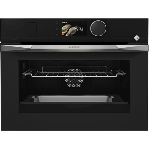 De Dietrich kompakt kombinált pirolitikus gőzsütő, 40 l, 18 funkció, 106 auto recept, TFT, stellar steel