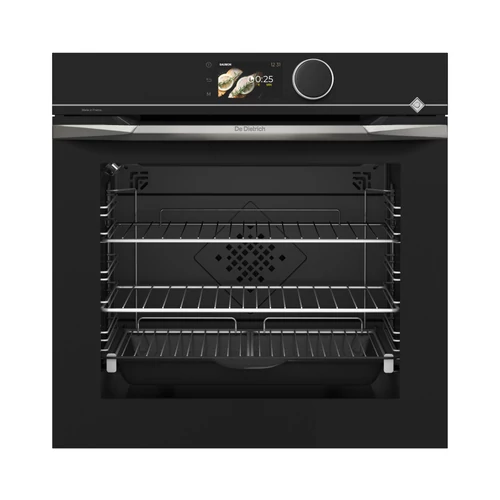 De Dietrich pirolitikus sütő, 73 l, 12 funkció, 122 auto recept, TFT, stellar steel