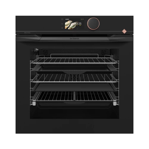 De Dietrich pirolitikus sütő, 73 l, 13 funkció, 122 auto recept, TFT, maghőmérő, heritage