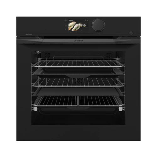 De Dietrich pirolitikus sütő, 73 l, 13 funkció, 122 auto recept, TFT, maghőmérő, infinite black
