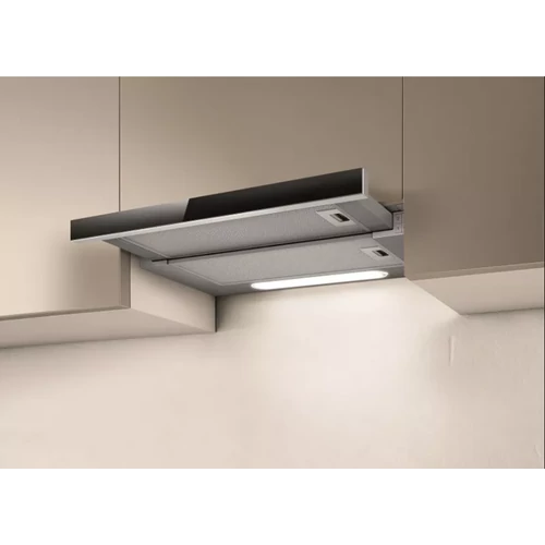 ELICA ELITE 14 LUX GRVT/A/90 teleszkópos páraelszívó, 90 cm, ezüst/fekete üveg front