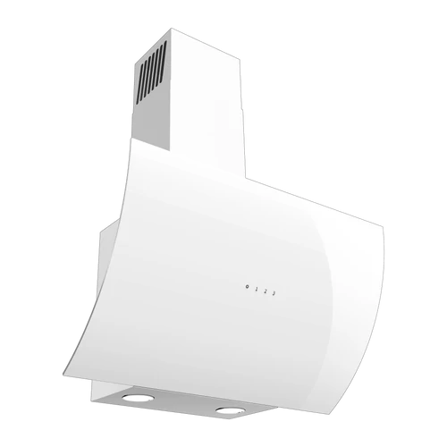 EVIDO CLIFF 60W vertikális páraelszívó,60cm, fehér üveg