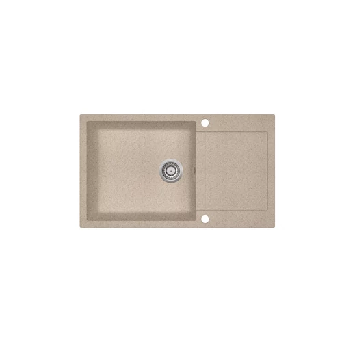 EVIDO Cubo XL 6S compact gránit mosogató, 860 x 500 mm, homok
