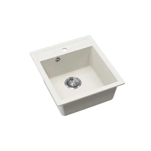 EVIDO EASY 45 gránit mosogató, 460 x 515 mm, fehér