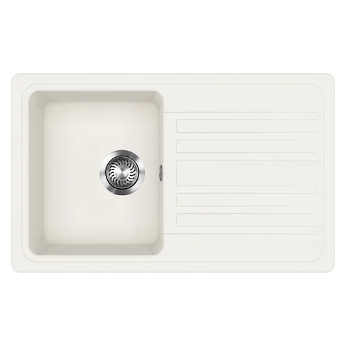 EVIDO HOME 45 S gránit mosogató, 765 x 460 mm, fehér