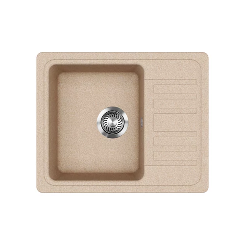 EVIDO Home 45S compact gránit mosogató,575 x 460 mm, avena