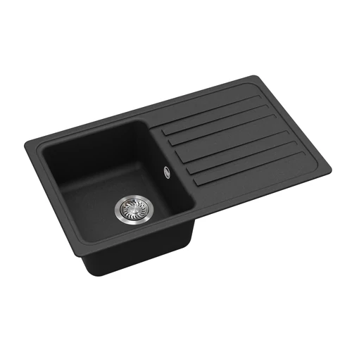 EVIDO Home 45S gránit mosogató, 765 x 460mm, antracit