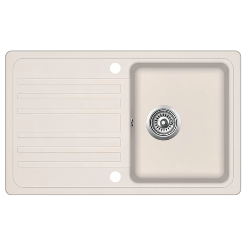 EVIDO Home 45S gránit mosogató, 765 x 460mm, bézs