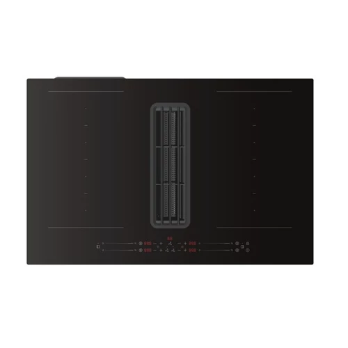 EVIDO VENTO 80DB páraelszívóval integrált indukciós főzőlap, 80 cm, 2 db multizone, fekete