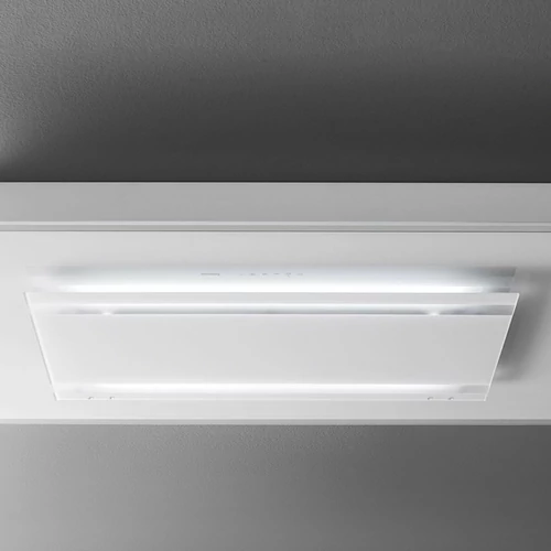 FALMEC AURA mennyezeti páraelszívó, 120 cm, fehér üveg