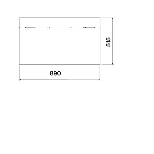 Falmec BRERA 89 cm indukciós főzőlap beépített elszívóval, matt fekete, fehér LED, 2x2 bridge zóna