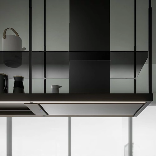 FALMEC EUROPA sziget páraelszívó, 175 cm, fekete