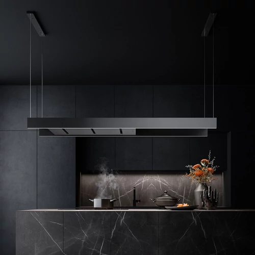 FALMEC LIGHT sziget páraelszívó, 180 cm, fekete