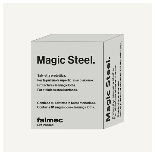 Falmec MAGIC STEEL tisztító kendő inox felületekhez (10 db/doboz)