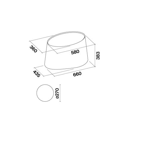 FALMEC MARE E.ion függesztett légtisztító, 66 cm, fekete üveg