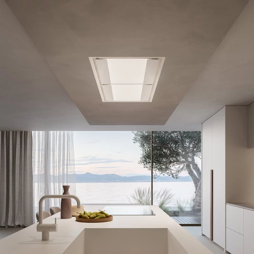 FALMEC NUVOLA mennyezeti páraelszívó, 140 cm, fehér, (motor nélkül)