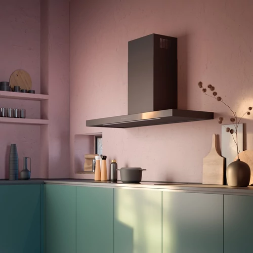 FALMEC PLANE NRS PLUS sziget páraelszívó, 90 cm, fekete