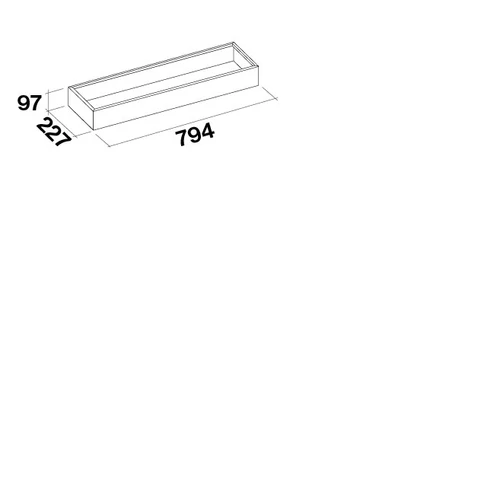 FALMEC SPAZIO sziget páraelszívó, 180 cm,  inox