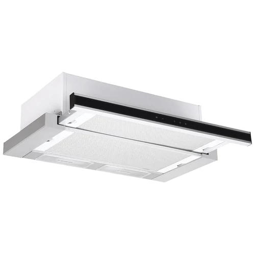 SILVERLINE 1350 NEW-LINE páraelszívó,inox/fekete üv.,érintőszenzor