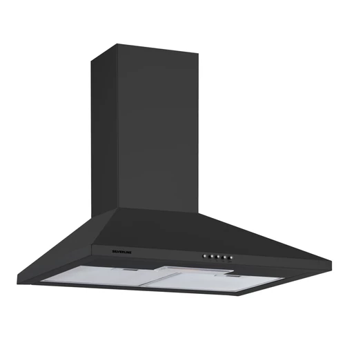 SILVERLINE 2240 TRICOL kürtős páraelszívó,fekete,50cm