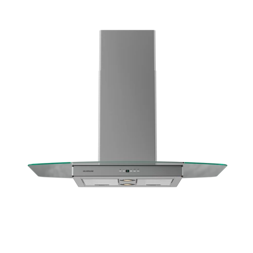 SILVERLINE 4240 MIDNIGHT ISOLA páraelszívó,sziget,90cm,inox/üveg