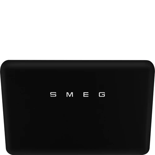 SMEG 50-ES ÉVEK RETRO design vertikális fali páraelszívó, 75 cm, matt fekete