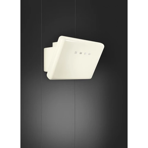 SMEG 50-ES ÉVEK RETRO design vertikális fali páraelszívó, 75 cm, bézs