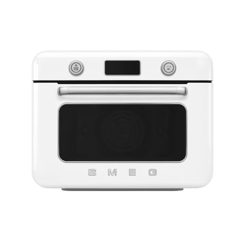 SMEG ASZTALI KOMBINÁLT SÜTŐ, GŐZFUNKCIÓVAL, retro, Galileo, fehér