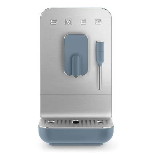 SMEG AUTOMATA KÁVÉFŐZŐ, retro, tejhabosító funkció, matt viharkék