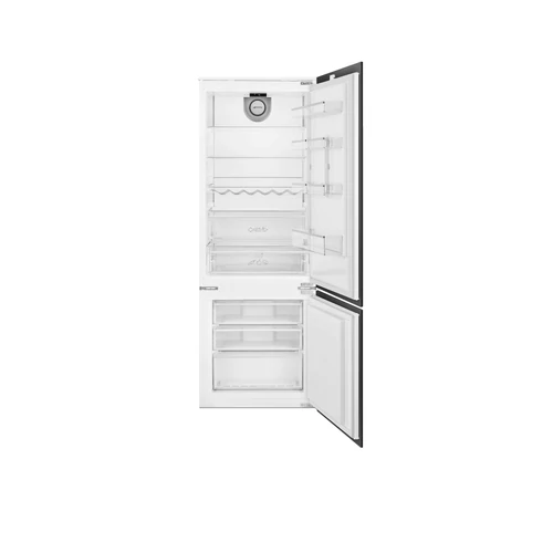 SMEG BEÉPÍTHETŐ HŰTŐ ÉS FAGYASZTÓ, 68,9x193,4 cm, 400 l, fordítható ajtó, fehér