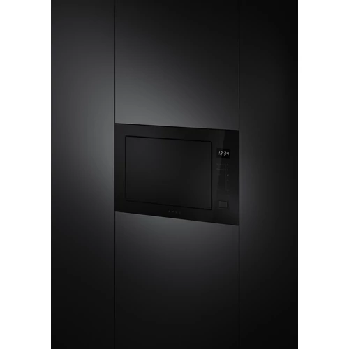 SMEG BEÉPÍTHETŐ MIKROHULLÁMÚ SÜTŐ, Musa design, 25 liter, fekete