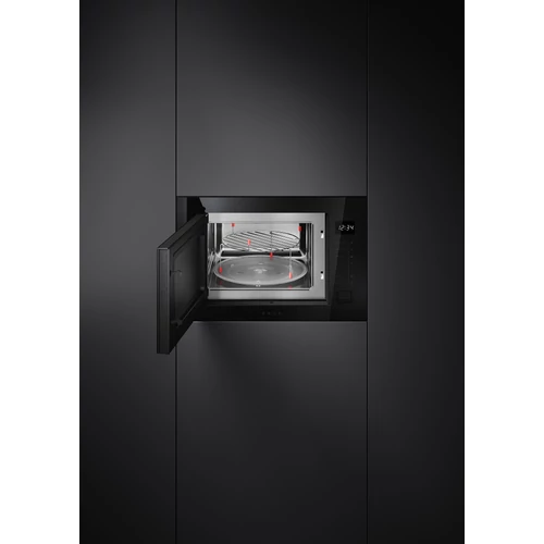 SMEG BEÉPÍTHETŐ MIKROHULLÁMÚ SÜTŐ, Musa design, 25 liter, fekete