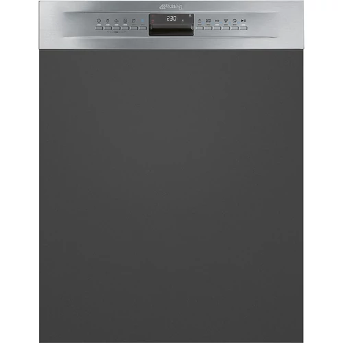 SMEG BEÉPÍTHETŐ MOSOGATÓGÉP, félintegrált, 60 cm, 13 teríték, 10+1 funkció, 7 hőmérséklet, inox panel