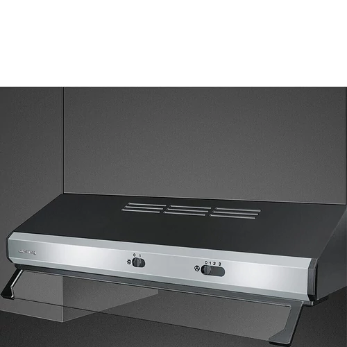 SMEG BEÉPÍTHETŐ PÁRAELSZÍVÓ, Universal design, kihajtható üveglap, 60 cm, inox