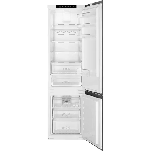 SMEG BEÉPÍTHETŐ HŰTŐ ÉS FAGYASZTÓ, 54x190 cm, fordítható ajtó, fehér