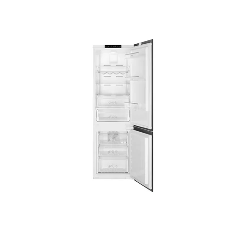 SMEG BEÉPÍTHETŐ HŰTŐ ÉS FAGYASZTÓ, 54x177,5 cm, fordítható ajtó, fehér