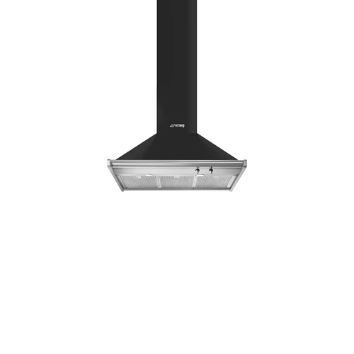 SMEG CLASSICA design kürtős fali páraelszívó, 90 cm, antracit