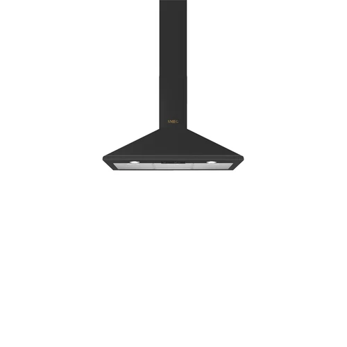 SMEG COLONIALE design kürtős fali páraelszívó, 90 cm, fekete